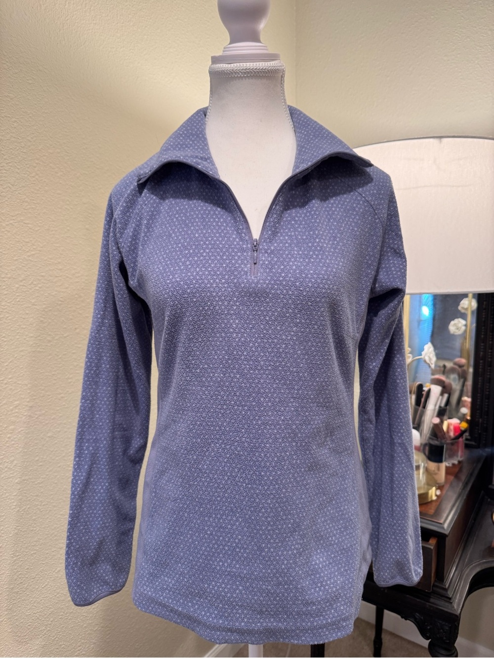 Columbia Light Blue Half-Zip Pullover